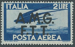 1947 TRIESTE A POSTA AEREA DEMOCRATICA 2 LIRE MNH ** - RE17-5 - Poste Aérienne