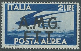 1947 TRIESTE A POSTA AEREA DEMOCRATICA 2 LIRE MNH ** - RE17-6 - Luchtpost