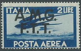 1947 TRIESTE A POSTA AEREA DEMOCRATICA 2 LIRE MNH ** - RE17-7 - Poste Aérienne
