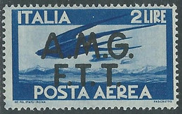 1947 TRIESTE A POSTA AEREA DEMOCRATICA 2 LIRE MNH ** - RE17-9 - Luftpost