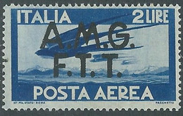 1947 TRIESTE A POSTA AEREA DEMOCRATICA 2 LIRE MNH ** - RE21-2 - Poste Aérienne