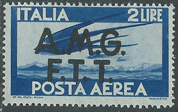 1947 TRIESTE A POSTA AEREA DEMOCRATICA 2 LIRE MNH ** - RE21-3 - Luchtpost