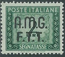 1947-49 TRIESTE A SEGNATASSE 2 LIRE MNH ** - RE10 - Impuestos