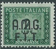 1947-49 TRIESTE A SEGNATASSE 2 LIRE MNH ** - RE10-3 - Segnatasse