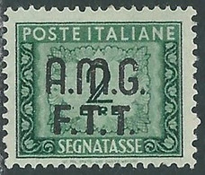 1947-49 TRIESTE A SEGNATASSE 2 LIRE MNH ** - RE10-5 - Postage Due