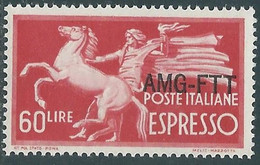 1950 TRIESTE A ESPRESSO 60 LIRE MNH ** - RE21-10 - Poste Exprèsse