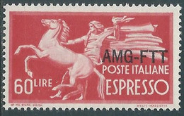 1950 TRIESTE A ESPRESSO 60 LIRE MNH ** - RE22-3 - Express Mail