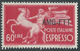 1950 TRIESTE A ESPRESSO 60 LIRE MNH ** - RE23-3 - Express Mail