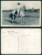 PORTUGAL - SÃO TOMÉ E PRÍNCIPE  [ 0227 ] - UM PICADOR DAS OBRAS PUBLICAS CAVALO HORSE CHEVAL COSTUMES - Sao Tome Et Principe