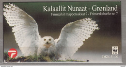 GREENLAND 1999 Fauna Birds WWF  Booklet Mi 331-334 MNH (**) READ #B171 - Unclassified