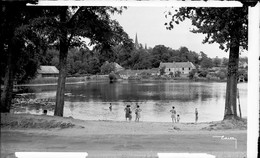 PN - 056 - INDRE ET LOIRE - CHATEAU LA VALLIERE - Bord De L'Etang - Original Unique - Plaques De Verre