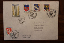Guyane 1975 Cayenne FRANCE Lettre Enveloppe Cover Colonie Allemagne Bochum - Covers & Documents