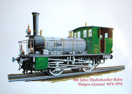 BISCHOFSZELL 100 Jahre Bischofszeller-Bahn Sulgen Gossau Schweiz. Lokomotivenfabrik Winterthur - Bischofszell