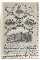 Old Postcard, GERMANY, Kaiser Wilhelm - 1797 - 1897. Commemorative Card. - Porta Westfalica