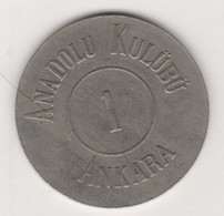 ANADOLU KULUBU ,ANKARA OLD CASINO TOKEN,CHIP - Casino