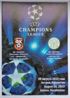 Football Program UEFA Champions League 2013-14 FC Shakhtyor Karagandy Kazakhstan - Celtic FC Scotland - Boeken