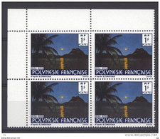 Polynésie  -  1991  :  Yv   373A  **    Bloc De 4 - Neufs