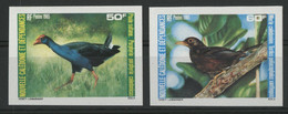 NOUVELLE CALEDONIE N° 510 + 511 NON DENTELES Neufs ** 50 Fr Et 60 Fr Oiseaux Calédoniens. TB - Unused Stamps