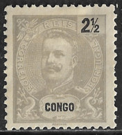 Portuguese Congo – 1898 King Carlos 2 1/2 Réis Mint Stamp - Congo Portoghese