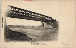 CPA BLAINVILLE - Le Pont (149931) - Blainville Sur Mer