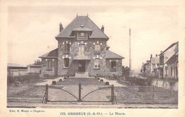 78 - ORGERUS : La Mairie- CPSM Sépia Village ( 2.295 Habitants) Format CPA Postée 1935- Yvelines - Sonstige Gemeinden