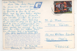 Timbre , Stamp " Tableau : Nature Morte De Norah Mc Guinness " Sur Cp , Carte , Postcard Du ?? - Briefe U. Dokumente
