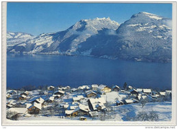 KRATTIGEN, PLZ 3704 - Thunersee, Sigr. Rothorn, Niederhorn, Panorama - 1977 - Krattigen