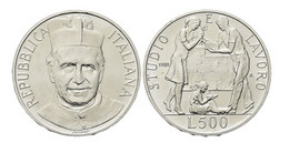 500 LIRE 1988 "DON BOSCO" COMMEMORATIVA ARGENTO FDC, Uncirculated, Stempelglanz, Fleur De Coin REPUBBLICA ITALIANA - 1 000 Lire