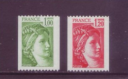 Francia 1977 - Sabine, Da Rotoli, 2v. MNH** Integri - Nuevos