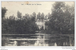 IZEL ..-- MOULIN Sur La Semois . 1900 ? Vers PARIS ( Melle Alice THEMELIN ) . Voir Verso . - Chiny