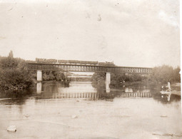 30 REMOULINS GARD TRAIN CHEMIN DE FER VIADUC GARDON  PHOTO - Remoulins