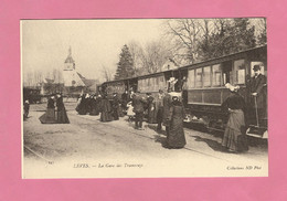 CPA..dépt 28..REPRODUCTION : LEVES : La Gare Des Tramways  : Voir 2 Scans - Lèves