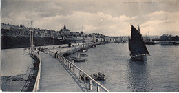 Cpa Panoramique Boulogne Sur Mer Vue Prise De La Jetée - Boulogne Sur Mer