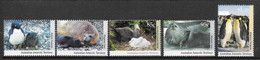 Australian Antarctic Territory AAT 1992 MiNr. 90 - 94 Antarctic Wildlife BIRDS ANIMALS  5v  MNH** 8,00 € - Fauna Antartica