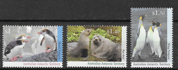 Australian Antarctic Territory AAT 1993 MiNr. 95 - 97 Antarctic Wildlife BIRDS ANIMALS  3v  MNH** 7.50 € - Faune Antarctique