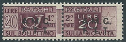 1947-48 TRIESTE A PACCHI POSTALI 20 LIRE MNH ** - RE24-5 - Paquetes Postales/consigna