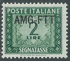 1949-54 TRIESTE A SEGNATASSE 2 LIRE MNH ** - RE10-10 - Taxe