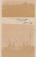 Carte Postale Photo BATEAU  DE GUERRE-Boat -Schiffe  - 1906  - - Guerra