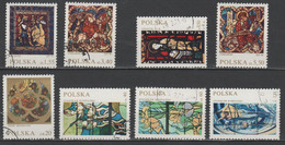 POLONIA - POLAND - POLSKA - 8 Stamps - Vetrate - Stained Glass Windows - Usati - Used - Verres & Vitraux