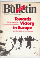 BULLETIN  40 YEARS AFTER THE LIBERATION OF BELGIUM - Weltkrieg 1939-45