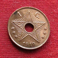 Congo Belgian 1 Centim 1910 Belgish - Other & Unclassified