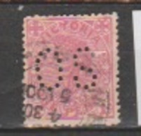 AUSTRALIA Scott #219a - Catalog Value $ 3.00 - Perfins