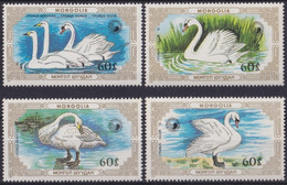 F-EX24169 MONGOLIA MNH 1987 AVES BIRD OISEAUX VÖGEL SWAN. - Cygnes