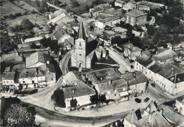 / CPSM FRANCE 88 "Bulgneville, Vue Aérienne, Le Centre Du Pays Et L'église" - Bulgneville