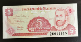 NICARAGUA 5 CENTAVOS - Nicaragua