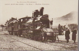 SAINT JEAN DU GARD  - LA GARE - REEDITION REPRODUCTION - Saint-Jean-du-Gard