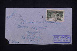 COMORES - Enveloppe De Moroni Pour La France ( Orgerus ) En 1952 Par Avion - L 93863 - Storia Postale