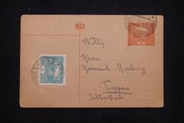 TCHÉCOSLOVAQUIE - Entier Postal + Complément De Moravska Ostrava En 1920 - L 93870 - Cartes Postales