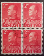 1959 König Olav V. Viererblock MiNr: 430 - Altri & Non Classificati