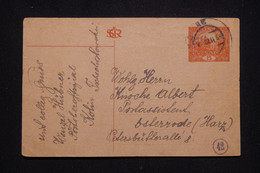 TCHÉCOSLOVAQUIE - Entier Postal De Kolin Pour Osterode Am Harz En 1920 - L 93880 - Cartes Postales